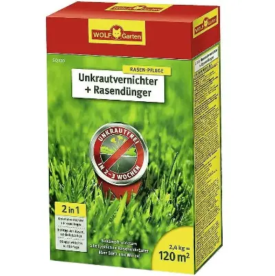 🏡 WOLF Garten 2-in-1 Unkrautvernichter & Rasendünger 120m² für 20,23€ (statt 26€)