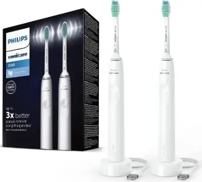 🦷 2x Philips Sonicare 3100 Series (HX3675/13) Schallzahnbürste für 47,99€ (statt 62€)