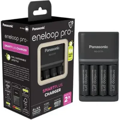 ➡️ Panasonic eneloop SmartPlus Ladegerät inkl. 4x AA eneloop Pro Akkus für 33,14€ (statt 37€)