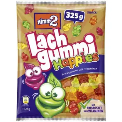 🍊🍌 nimm2 Lachgummi Happies Fruchtgummi für 0,99€ (statt 1,49€)