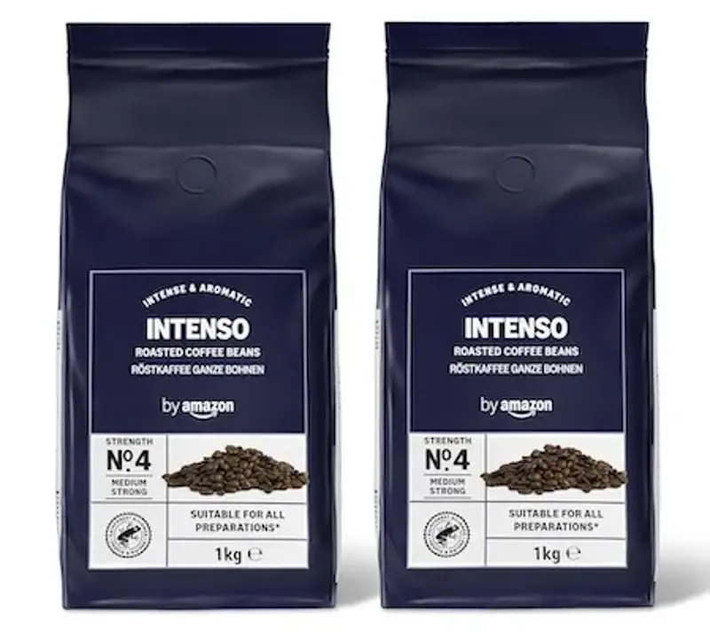 ☕ 2kg by Amazon Kaffeebohnen Caffè Intenso ab 18,81€ (statt 24€) – nur 9,41€/kg 🤯