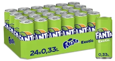 🥤 24x Fanta Exotic je 330ml Dose ab 11,75€ (statt 21€) – 0,50€ pro Dose!