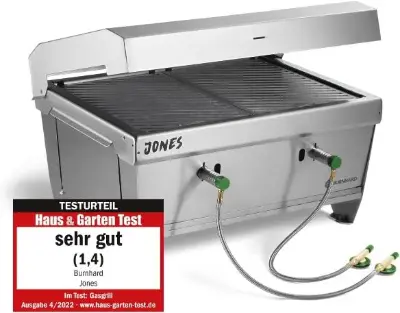🥩 Burnhard Jones Klappgrill mit 2-Brenner für 191,73€ (statt 229€)