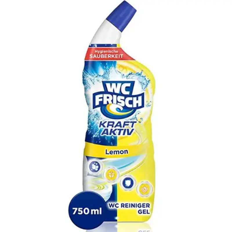 🚽 4x WC Frisch Gel Lemon, je 750ml für 4,72€ (statt 8€)