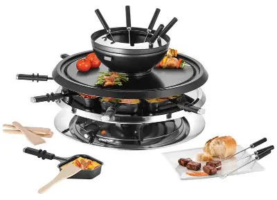 🤤🧀 Unold Multi 4in1 Raclette & Fondue für 74,99€ (statt 109€)