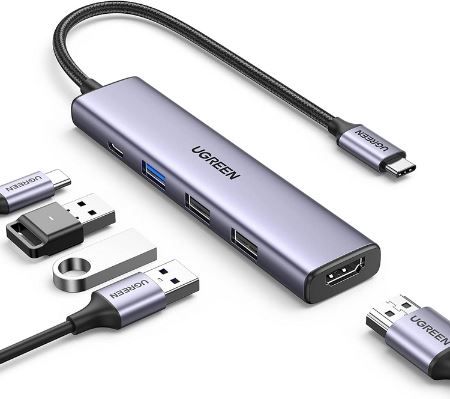 ⚙️ UGREEN USB C Hub mit PD 100W für 10,99€ (statt 17€)