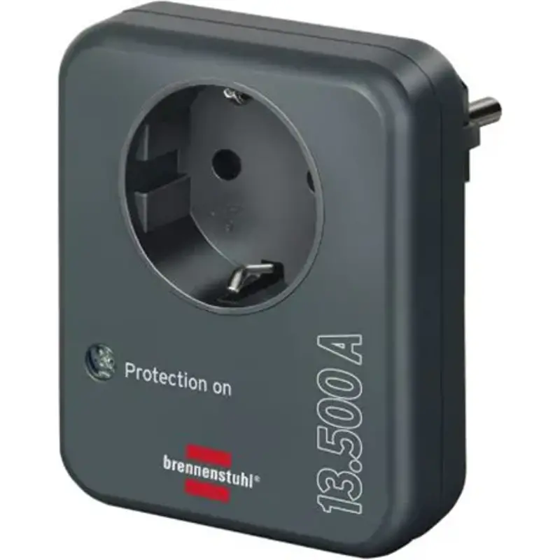🔌 Brennenstuhl Adapter mit Überspannungsschutz, 13.500 A für 6,57€ (statt 11€)