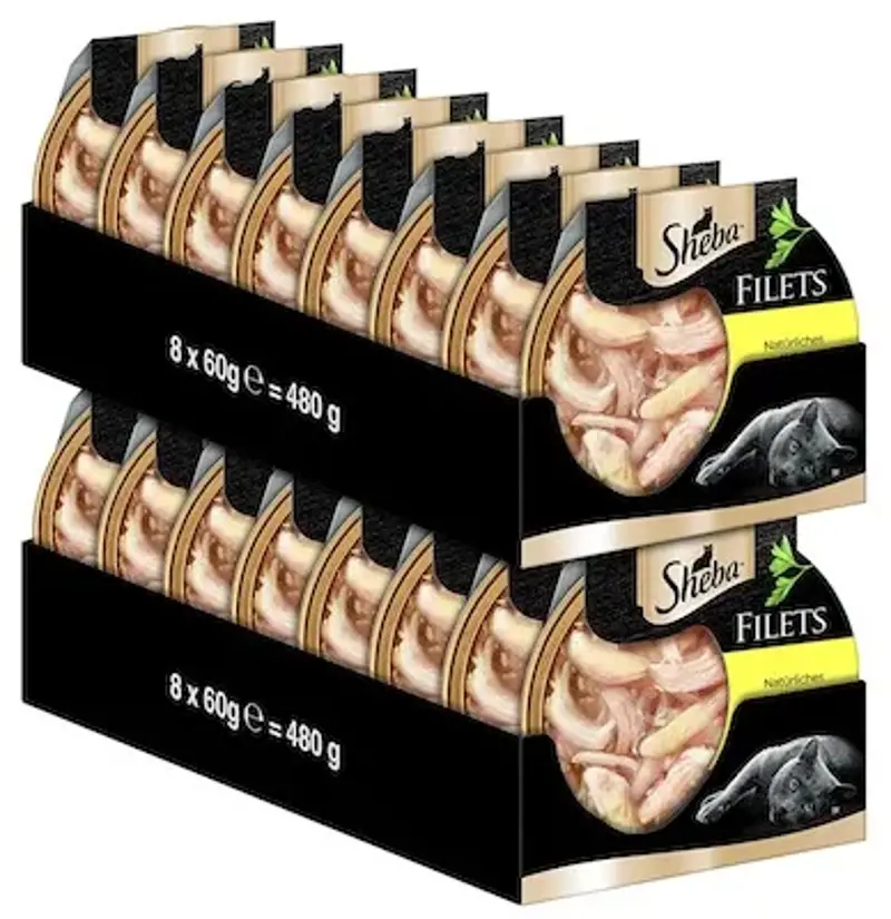 🐈💨 16x Sheba Filets Katzennassfutter Huhn ab 13,49€ (statt 22€)