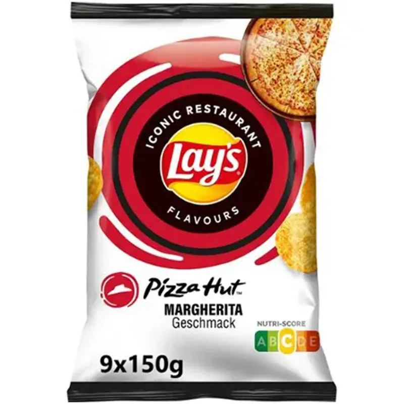 🍕 9x Lay’s Pizza Hut Margherita Chips für 12,99€ (statt 18€) – 1,44€ pro Tüte