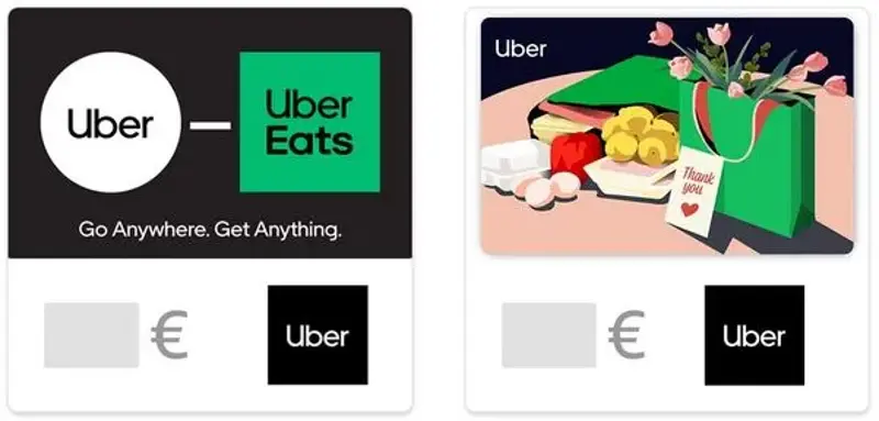 🚗 Amazon: 15% Rabatt auf Uber & Uber Eats Geschenkkarten