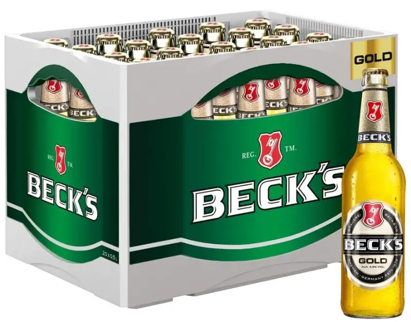 🍺 20er Kasten Beck’s Gold Flaschenbier je 0,5L für 16,15€ (statt 21€)