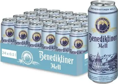 🍺 24er Pack Benediktiner Hell Dosen-Bier 0,5l ab 16,99€ (statt 24€) 0,70€/Dose