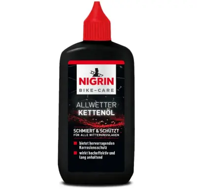 ⛓️ Nigrin Bike-Care Allwetter-Kettenöl 100 ml für 4,18€ (statt 8€)