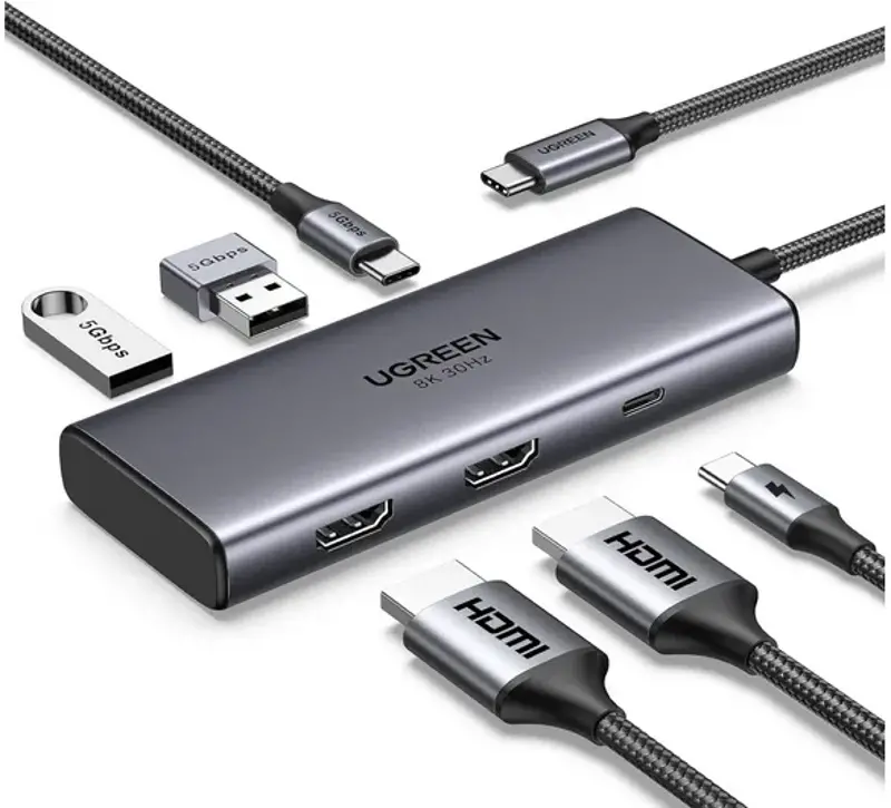 💾 UGREEN Revodok USB C Docking Station für 21,98€ (statt 33€)