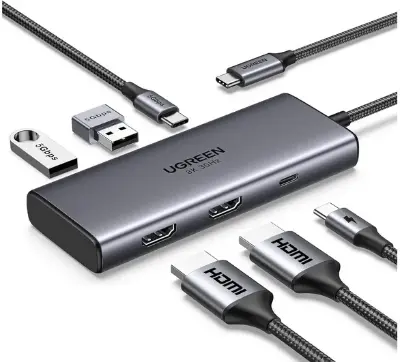 💾 UGREEN Revodok USB C Docking Station für 21,98€ (statt 33€)