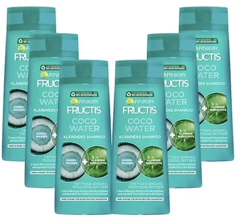 👱‍♀️ 6x Garnier Klärendes Shampoo gegen fettigen Haaransatz ab 10,77€ (statt 16€) – 1,80€ je Flasche