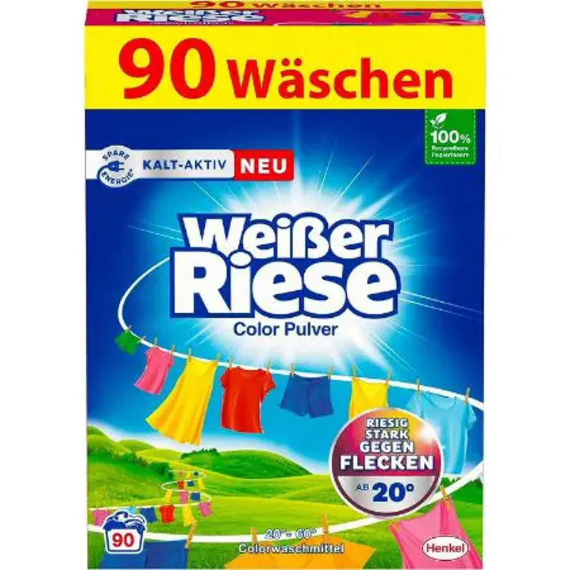 🛁 90 WL Weißer Riese Color Pulver ab 10,68€ (statt 16€)