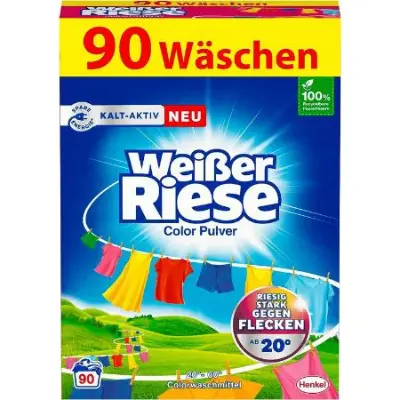 🛁 90 WL Weißer Riese Color Pulver ab 10,68€ (statt 16€)