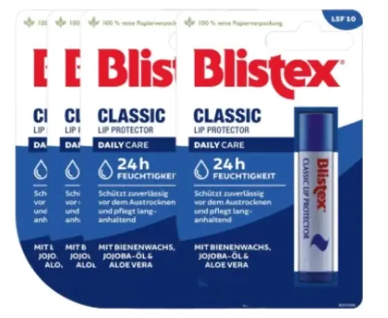 💋 4x Blistex Classic Lippenpflege ab 4,66€ (statt 10€)