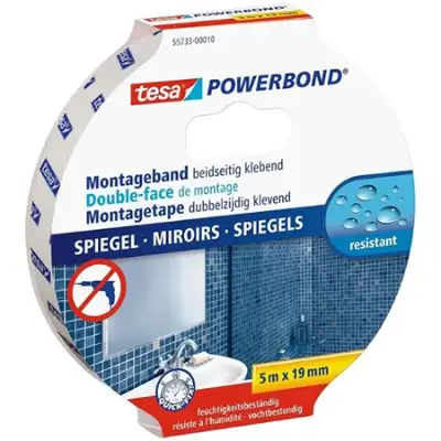 tesa Powerbond Mirror – Doppelseitiges Montageband für 6,70€ (statt 14€)