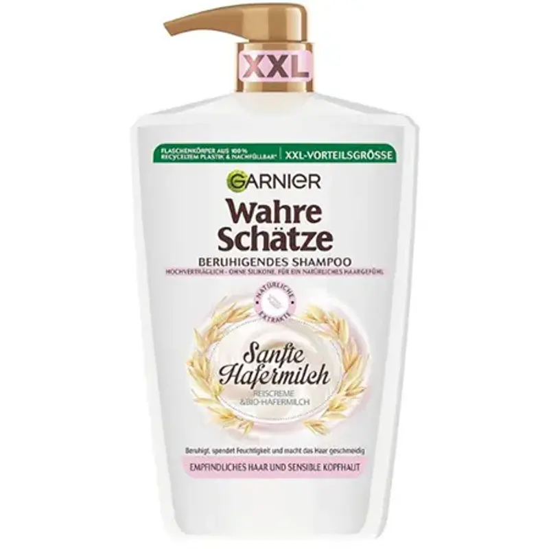 🚿 1 Liter Garnier Wahre Schätze Shampoo Sanfte Hafermilch ab 6,64€ (statt 9€)