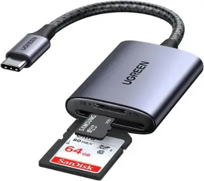 💾 UGREEN USB-C Kartenleser mit 2 Slots für 8,53€ (statt 13€)