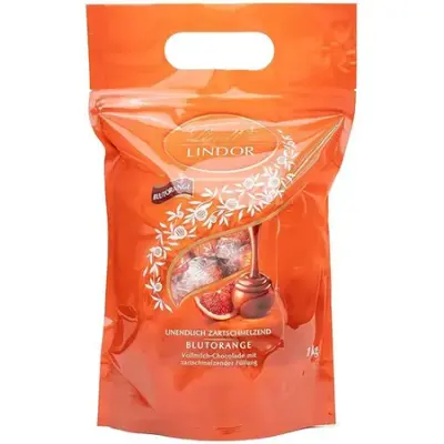 🍬 1Kg Lindt Lindor Kugeln mit Blutorange ca. 80 Stk. ab 32,99€ (statt 43€)
