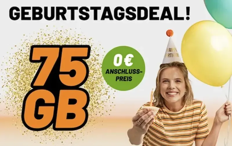 🎉 klarmobil Geburtstag – Vodafone Tarife mit 75GB, 150GB oder 200GB ab 9,99€