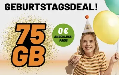 🎉 klarmobil Geburtstag – Vodafone Tarife mit 75GB, 150GB oder 200GB ab 9,99€