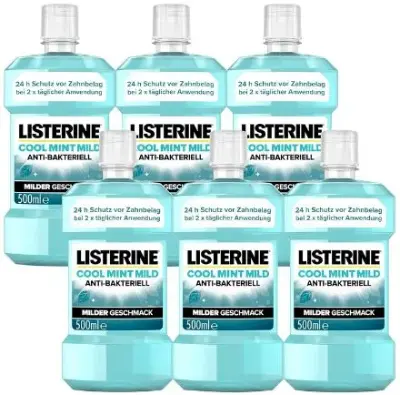 🦷 6er Pack LISTERINE Cool Mint Mild Mundspülung für 16,28€ (statt 24€)
