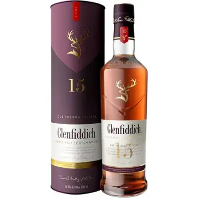 🥃 Glenfiddich Single Malt Scotch Whisky 15 Jahre Solera ab 38,72€ (statt 49€)