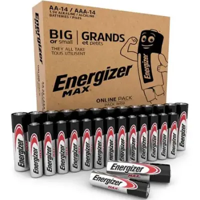 🔋 28er Pack Energizer Max AA + AAA Batterien Kombipackung ab 13€ (statt 20€)