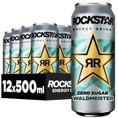 ⚡️12er Pack Rockstar Energy Drink Waldmeister je 500ml ab 8,50€ (statt 18€)