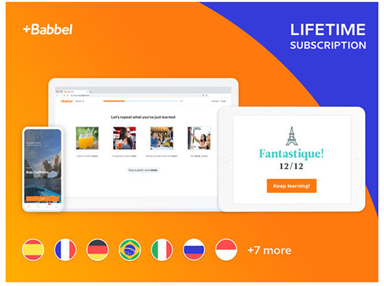 [Super] Sprachen lernen: Babbel Lebenslanger-Zugang für alle 14 Sprachen für 148,06€ (VG: eine Spache pro Monat 12,99€)