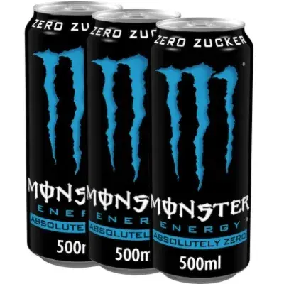 💪 12x 500ml Monster Energy Zero Sugar ab 12,46€ (statt 15€) – 1,03 Cent pro Dose