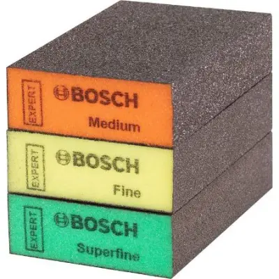 🧽 3er Pack Bosch Professional Expert S471 Schleifschwamm für 3€ (statt 6€)
