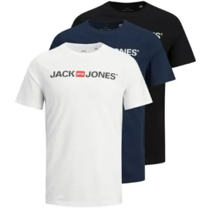 👕 3er Jack & Jones CORP LOGO TEE Shirts ab 14,88€ (statt 23€) – nur XXL