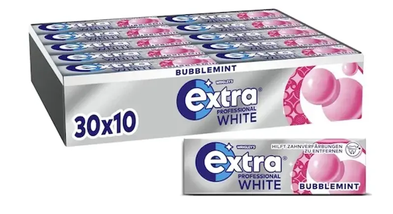 300x Extra Professional White Bubblemint für 9,99€ (statt 35€)