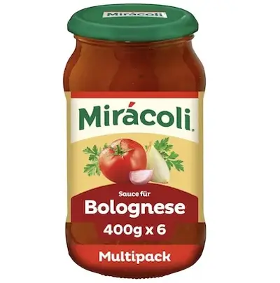 🍝 6x MIRÁCOLI Pasta Sauce für Bolognese für 10,93€ (statt 16€) – nur 1,82€ pro Glas