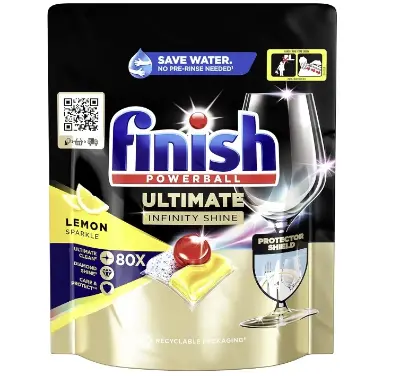 🧼 80er Pack Finish Ultimate Infinity Shine Citrus Tabs ab 13,67€ (statt 19€)