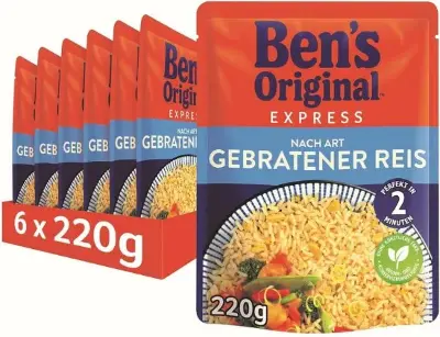 🍚 6x Bens Express Reis nach Art gebratener Reis ab 6,29€ (statt 14€) – 1,05€ pro Tüte