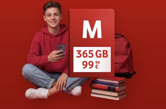 📱 Vodafone CallYa Jahrestarif mit 365GB 5G für 99,99€ + 10€ Bonus