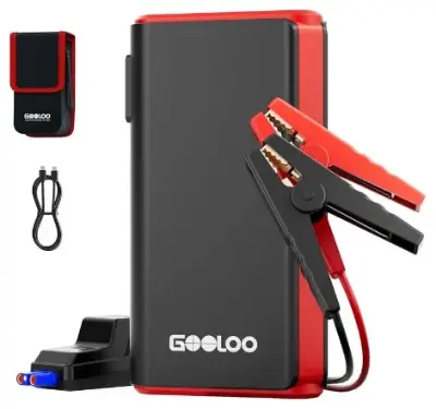 🔋🚗 GOOLOO GE2000 Starthilfe Powerbank mit 2.000A für 34,99€ (statt 50€)