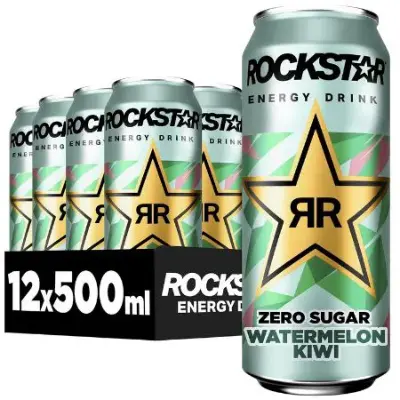 🍉🥝 12x Rockstar Energy Watermelon Kiwi Zero ab 8,50€ (statt 18€) – 0,70€ pro Dose