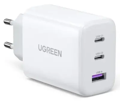 🔌 UGREEN 65W USB-C Ladegerät mit 3 Ports für 15,95€ (statt 22€)