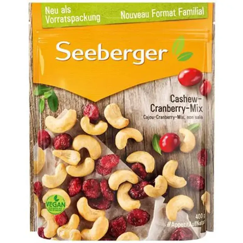400g Seeberger Cashew-Cranberry-Mix ab 6,64€ (statt 9€)