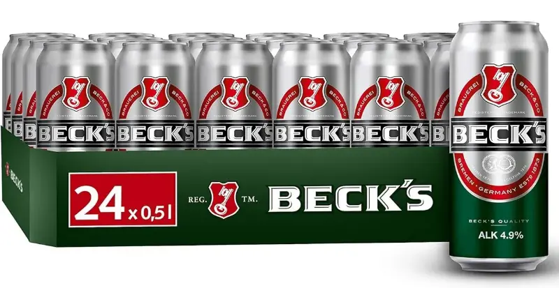 🍺 24x BECK’S Pils Dosenbier ab 15,48€ (statt 20€) ➡️ nur 0,64€ pro Dose
