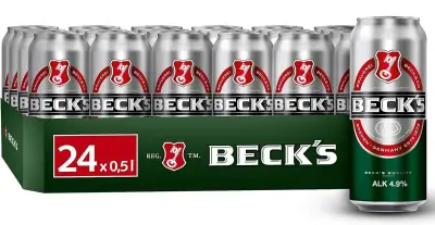 🍺 24x BECK’S Pils Dosenbier ab 15,48€ (statt 20€) ➡️ nur 0,64€ pro Dose