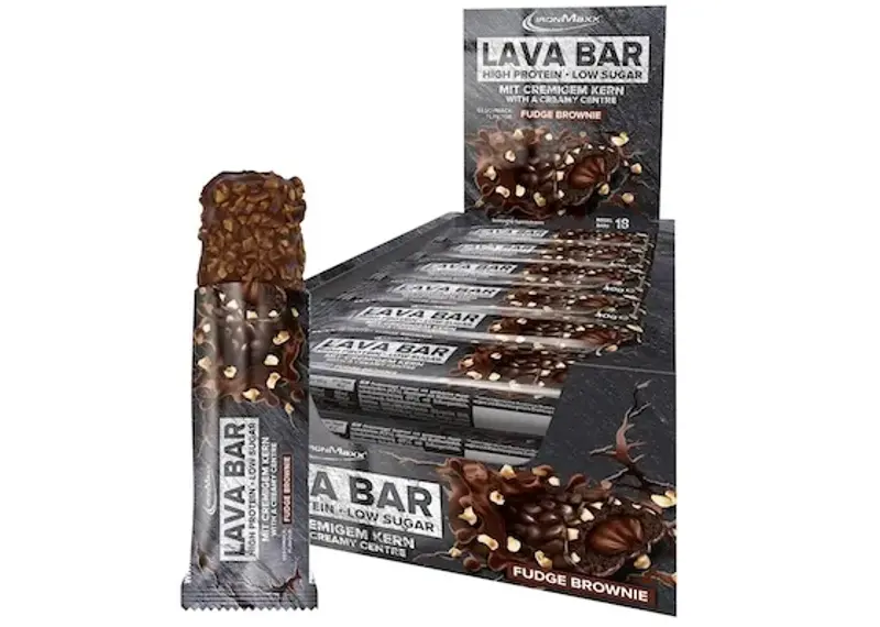 Preisfehler? 18x 40g IronMaxx Lava Bar Proteinriegel – Fudge Brownie für 7,40€ (statt 34€)