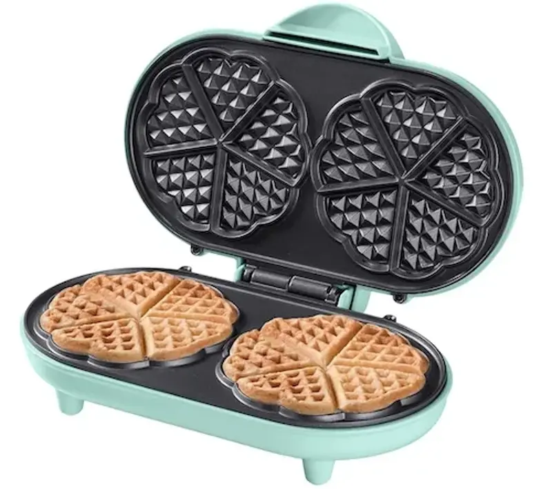 🧇 Bestron Doppel-Waffeleisen mit Antihaftbeschichtung für 19,99€ (statt 26€)